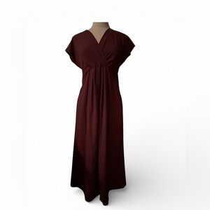 Halara Chic Wine Maxi Dress